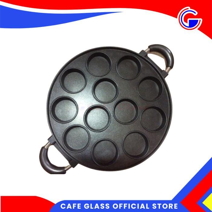 CETAKAN TELUR CONGKEL ISI 12 CETAKAN POLOS ISI 12 / CETAKAN MARTABAK MINI DATAR ISI 12 / SNACK MAKER