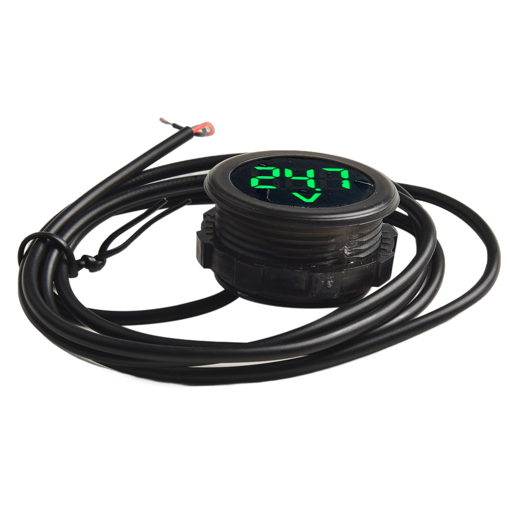 Digital Display Voltmeter DC Voltage Current Meter Plastic Material 3-digit LED Display Compact And
