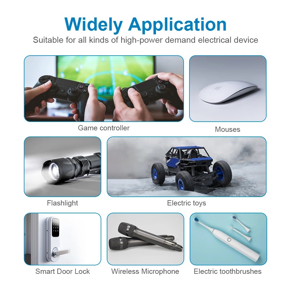 DLGPOWER 1.5V Lithium Battery AA/AAA Rechargeable battery with charger for Camera Electric toy