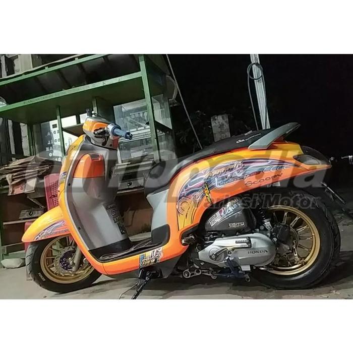 Rossi Velg Pelek Racing Tapak Lebar All New Scoopy Fi Galaxy Palang 14 Ring 12 - 215 / 250