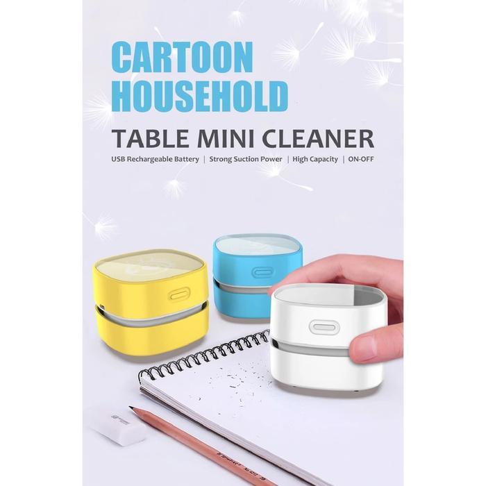 TERLARIS Mini Cleaner Portable Vacuum Cleaner USB Rechargeable Dust Collector SALE