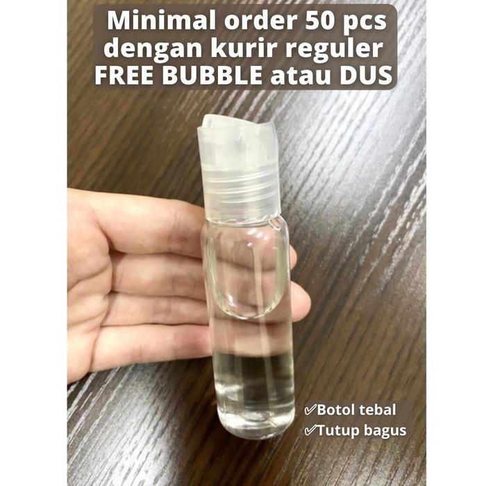 Botol prestop 30ml plastik kecil presstop 60 ml pet pushtop disctop