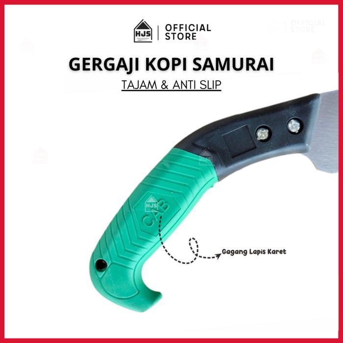 "New" HJS Gergaji Kopi Samurai / Gergaji Sarung Samurai / Gergaji Dahan Ranting / Pruning Saw