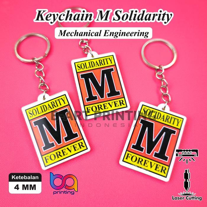 FREE STIKER GANTUNGAN KUNCI ACRILYC SOLIDARITY M FOREVER Gantungan Kunci Solidarity M Solver