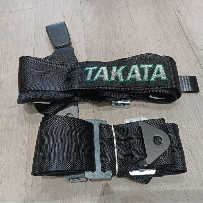 Seatbelt Racing Seatbelt Takata Hitam Buckle/Colok 3Inch Murah
