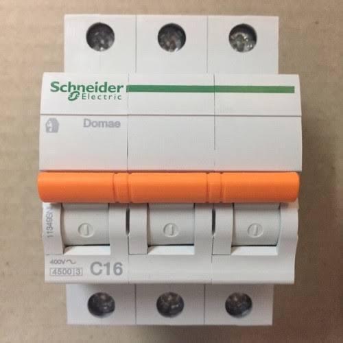 Mcb Schneider Domae 3 Phase 16 Ampere