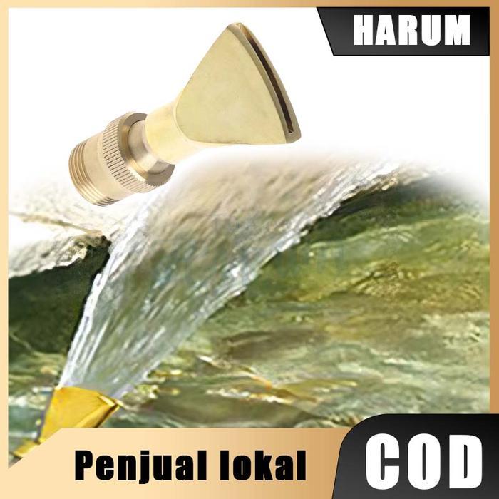 Kepala Nozzle Kolam Air Mancur / Nosel Air Mancur Bahan Kuningan / Fountain Pond Nozzle