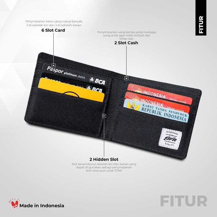 New Dompet Remaja Pria Anak Laki Laki Kain Dompet Lipat Pria Tipis Keren