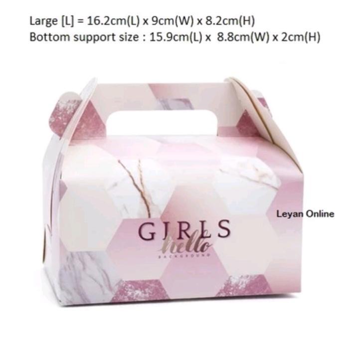5pcs BOX gable box motif pink / box sanck lucu