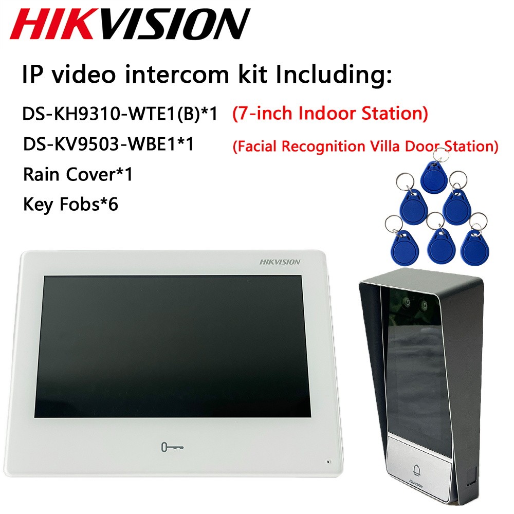 Hikvision IP Video Intercom kit DS-KH9310-WTE1(B) DS-KH6320-WTE1 DS-KH6350-WTE1 DS-KV9503-WBE1