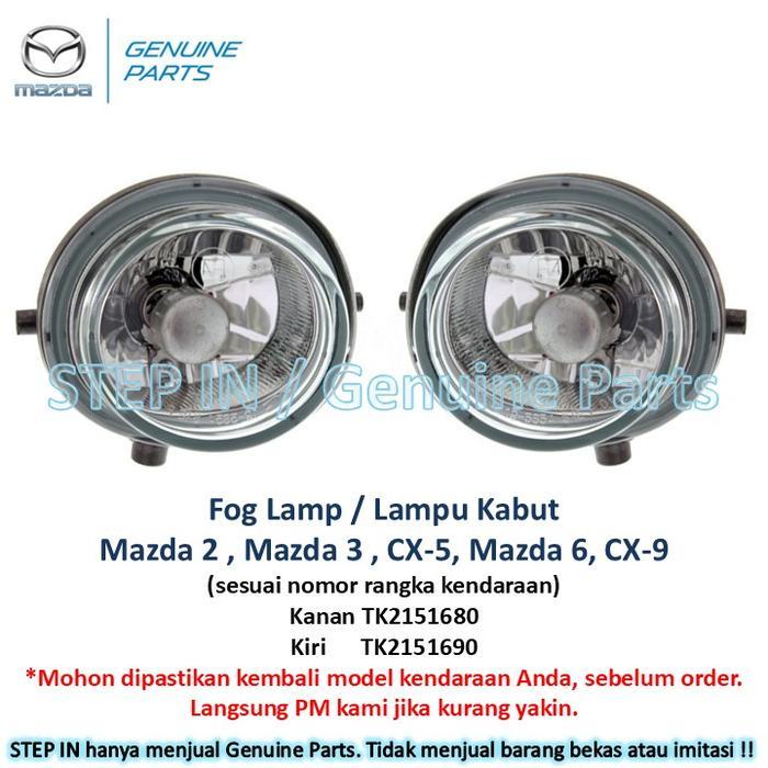 Grosir Foglamp Kanan Kiri Satuan Mazda2 Lampu Kabut Fog Lamp Mazda 2 Cx5 Cx9 Genuine Original Baru