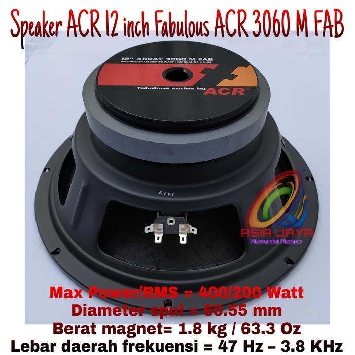 Acr 12 Inch 3060 M Fabulous Array Speaker Redy Stok
