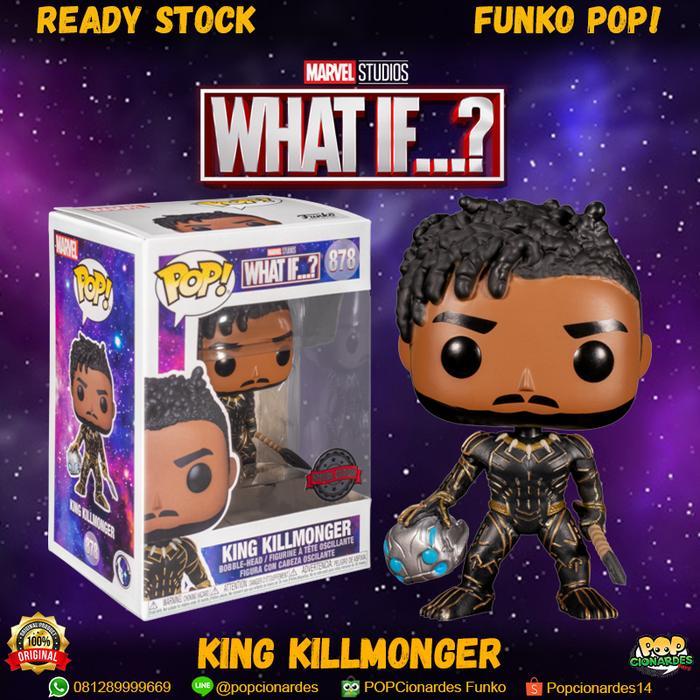 Funko POP Marvel - What If...? - King Killmonger Exclusive #878