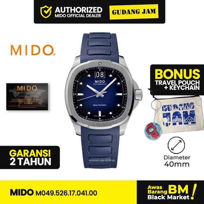 ORIGINAL Jam Tangan Pria Mido M049.526.17.041.00 Multifort TV Big Date READY STOCK