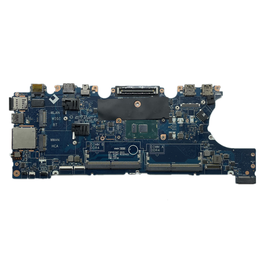 LA-C461P Motherboard For DELL Latitude E7470 7470 Laptop with i5 6200U i5 6300Ui7 6600U 100% Tested