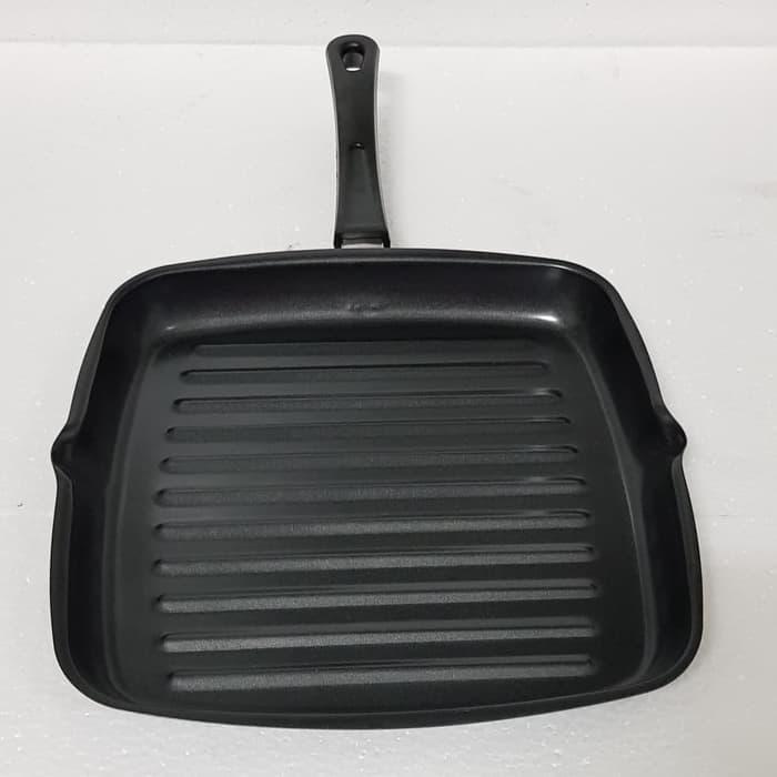 Griller Teflon Wajan Grill Carin 28 cm Panggang Square Griddle