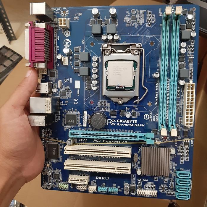 Paket Mainboard H61 plus processor i3 3240 3.40ghz