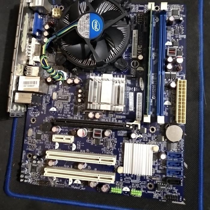 Paket G41 Lga 775 Ddr3 Core 2 Duo E8400. 3.0Ghz Ram 2Gb Sama Fan