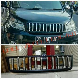 Grill depan mobil Rush / Terios lama 2008 - 2015 model Appolo fiberglass