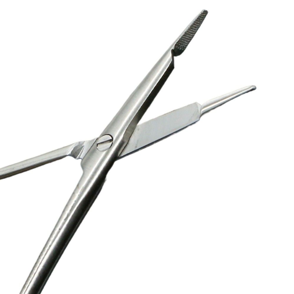 BARU Stainless Steel Dental Needle Holder Forceps Surgical Instruments 12.5cm Dental Needle Holder M