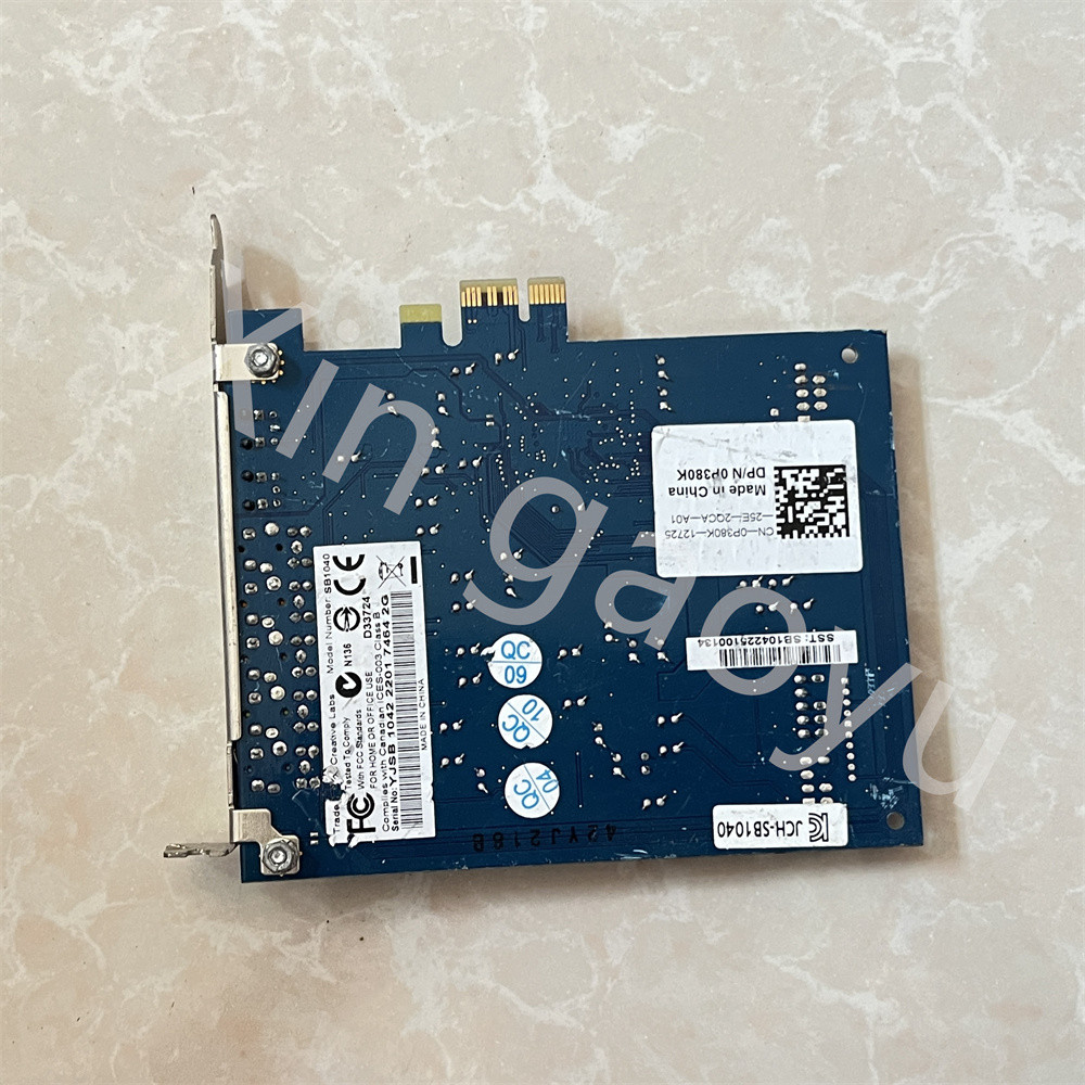 FOR Creative Labs SB1040 X-Fi Xtreme Audio 7.1 HD PCI 96kHz PC Sound Card P380K 0P380K