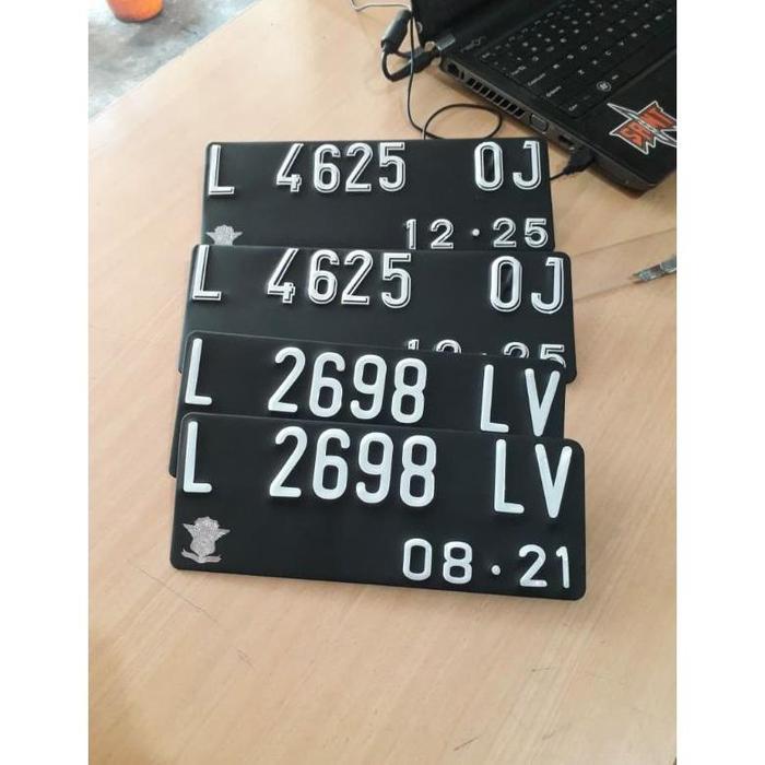 Terbaru Best Quality 100% Original Plat Nomor Baut Dalam / Tanam / Variasi / Motor / Cod