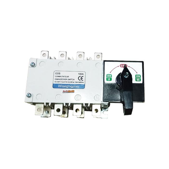 ange Over Swit 4P 100A COS Ohm Saklar Manual 100 Amper Wisenheimer Kabel