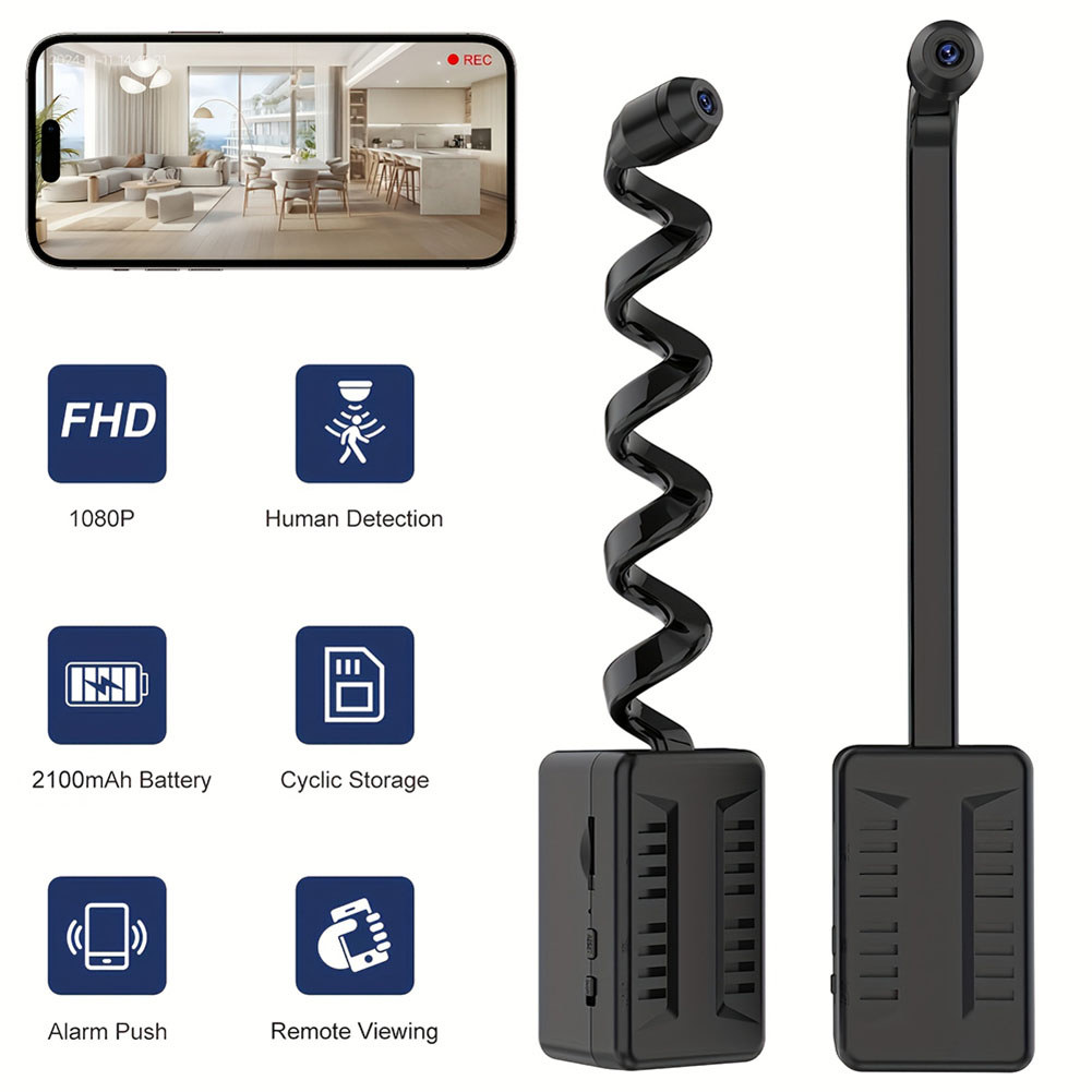 Wireless Camera Mini Wifi Monitoring 1080p HD Video Camera Recording Camera Security Protection