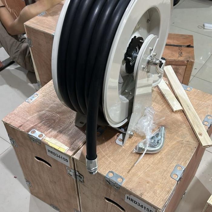Hose Reel Gulungan Selang Minyak Heavy Duty Industrial Oil Hose Reel 15 M - 3/4 inch