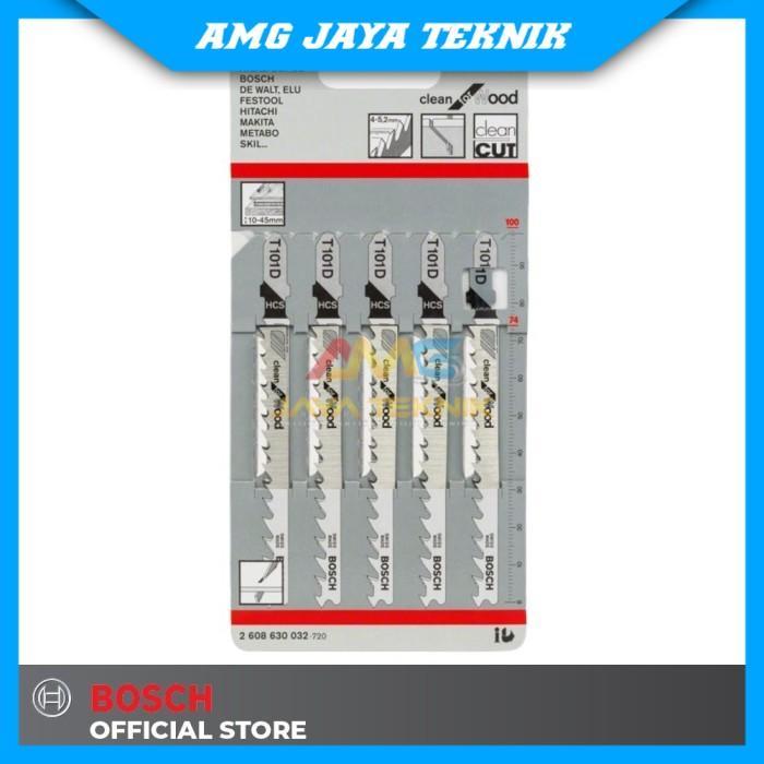 Mata Gergaji Kayu Halus/ Jigsaw Blade T 101 D Clean Bosch Original