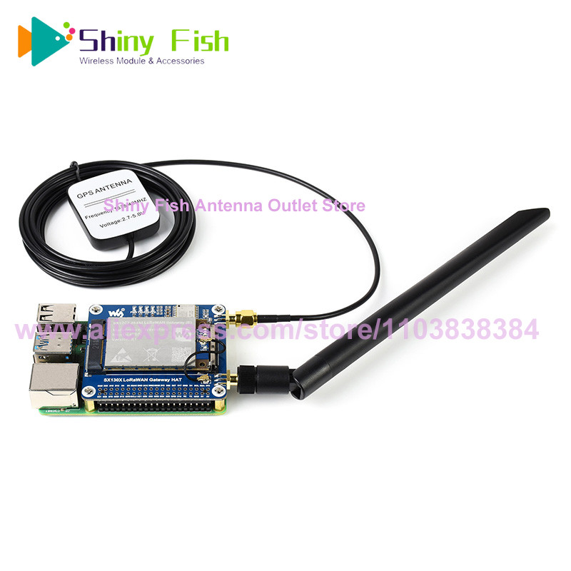 Raspberry Pi SX1302 Mini PCIe LoRaWAN Module SX1303 868M 915M Lora Gateway Hat Expansion Board