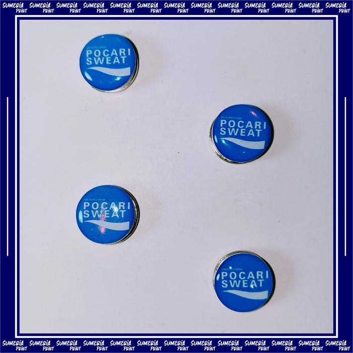Terlaris Kancing Race/Marathon/Lari BIB Button Magnet Pocari Sweat (1 Set 4pcs) SALE