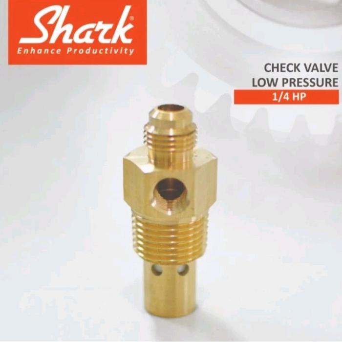 Check Valve 1/4Hp Kompresor Shark Otomatis Check Valve Shark