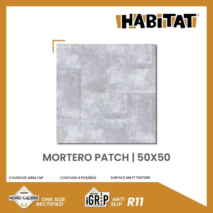 [] Habitat Mortero Patch 50x50 Keramik Lantai Kamar Mandi