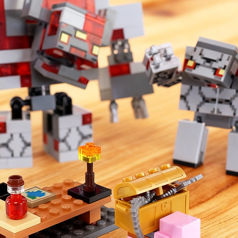 MOC Compatible Sets My Pixel World Series Building Blocks Redstone Monster Assembly Toys For