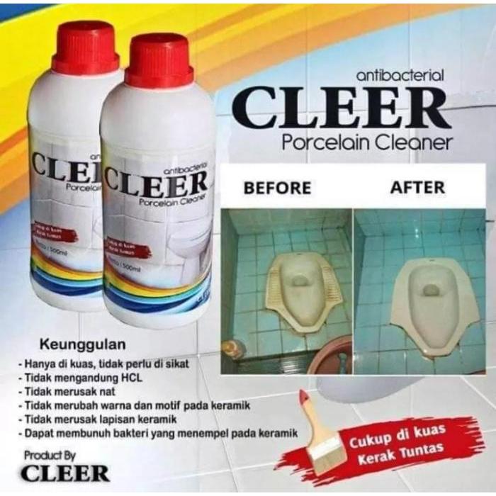 Cleer Pembersih Kerak Kamar Mandi & Toilet - Porselen Cleaner Terjamin