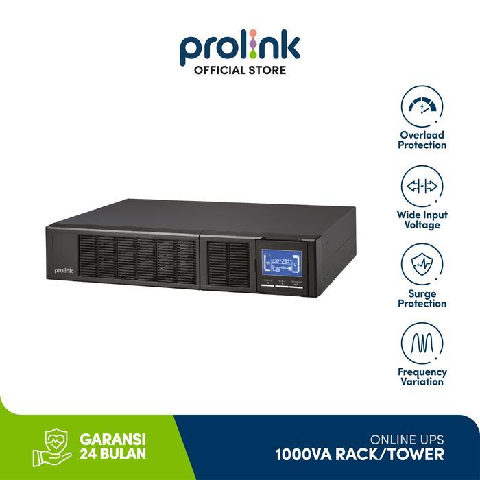 PROLINK PROFESSIONAL II+ ONLINE UPS RACK MOUNT 1KVA-3KVA PURE SINEWAVE