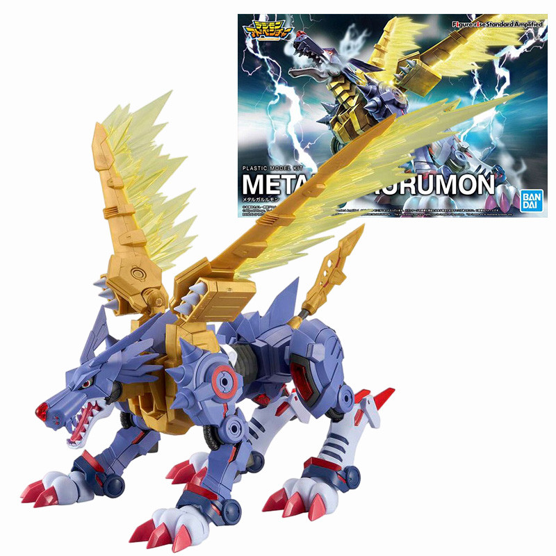 Original In Stock BANDAI Figure-rise Standard Anime Digimon Omegamon Garurumon Angemon Alphamon War