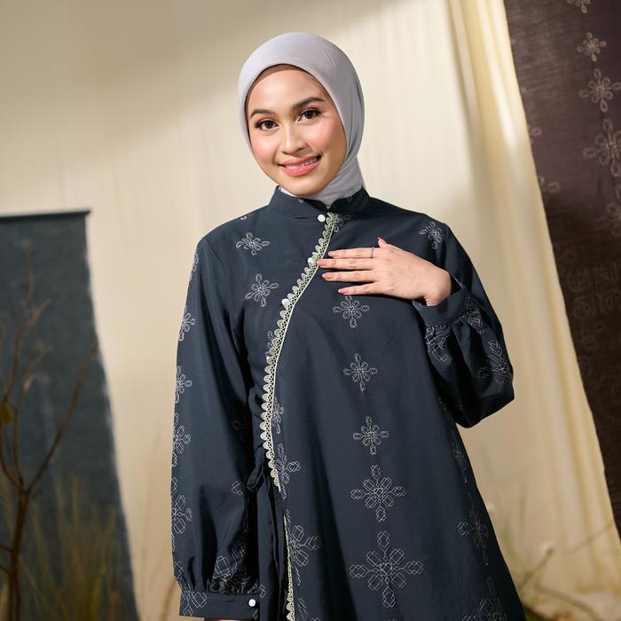 Zm Zaskia Mecca - Bintari Gamis Wanita - Jejak Teduh Ruma - Koleksi Ramadhan Series Pasti Ori