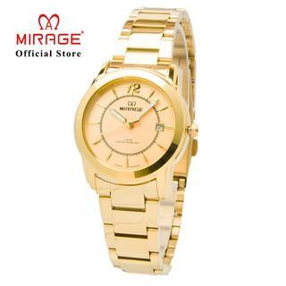 TERBARU Mirage Watch - Jam Tangan Analog Mirage Official Store Wanita Mewah Original Gold 8190L