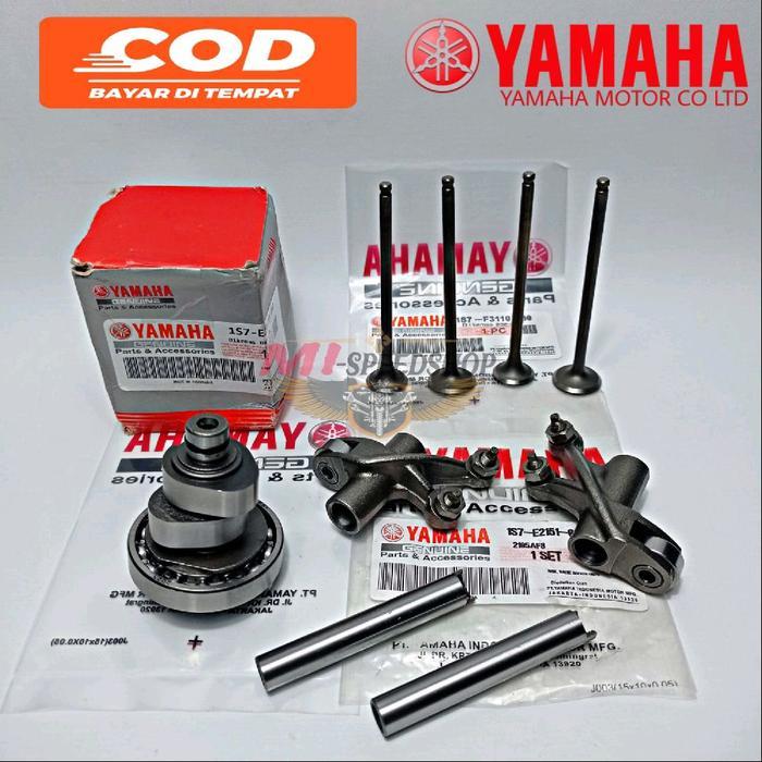 Noken As+Platuk Klep +Pen Bosh Platuk+Klep Set Yamaha Vixion Old/New, Jupiter MX Old, Jupiter Mx New