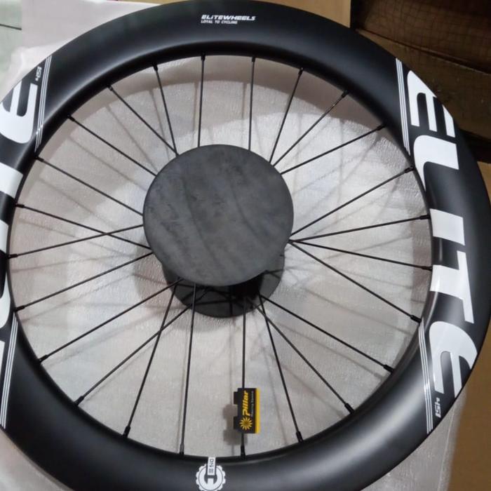 wheelset velg sepeda lipat minivelo elite carbon disc brake 22 inc 451