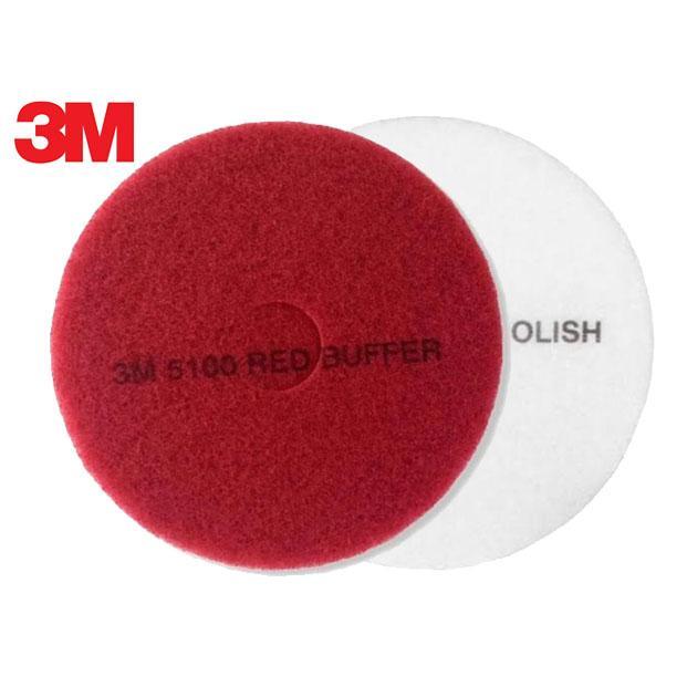 "New" 3M Buffing Pad Putih 17 inchi / Red Buffing Pad 17 inch