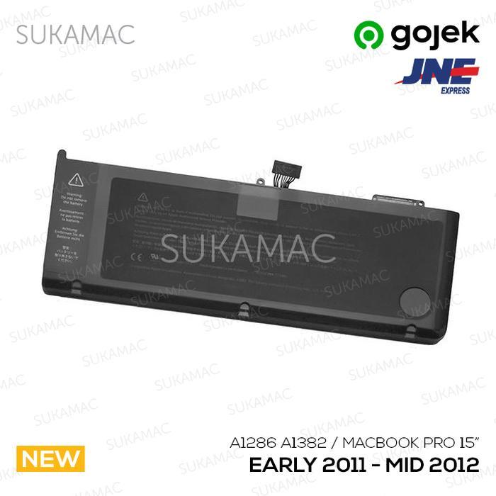 Baterai MacBook Pro 15 inch A1286 A1382 2011 2012