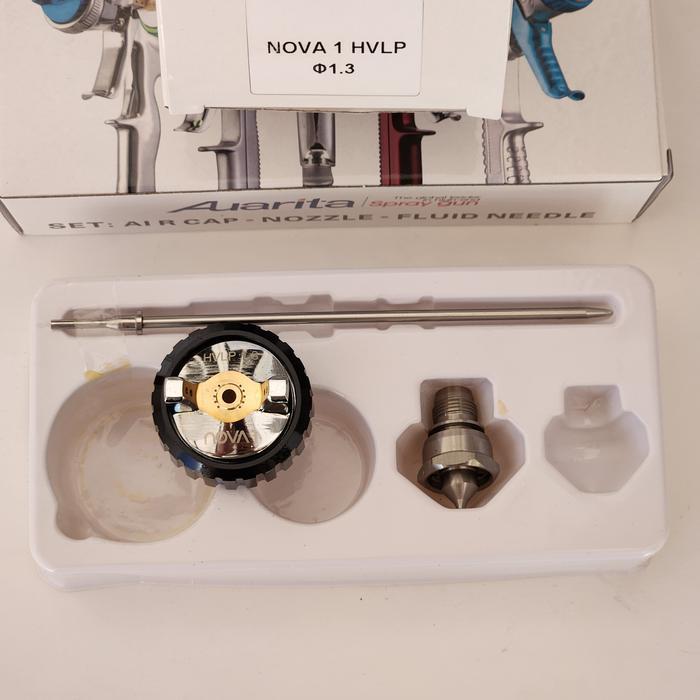 Nozzle Kit Spray Gun Auarita Nova1 Hvlp Cap Needle Original Nova1 Hvlp