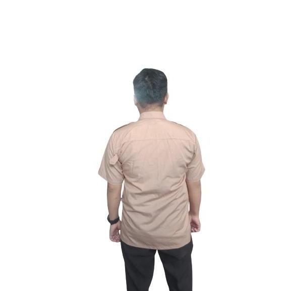 Seragam Setelan Pramuka Guru Pembina Pria Pendek Baju Celana Panjang