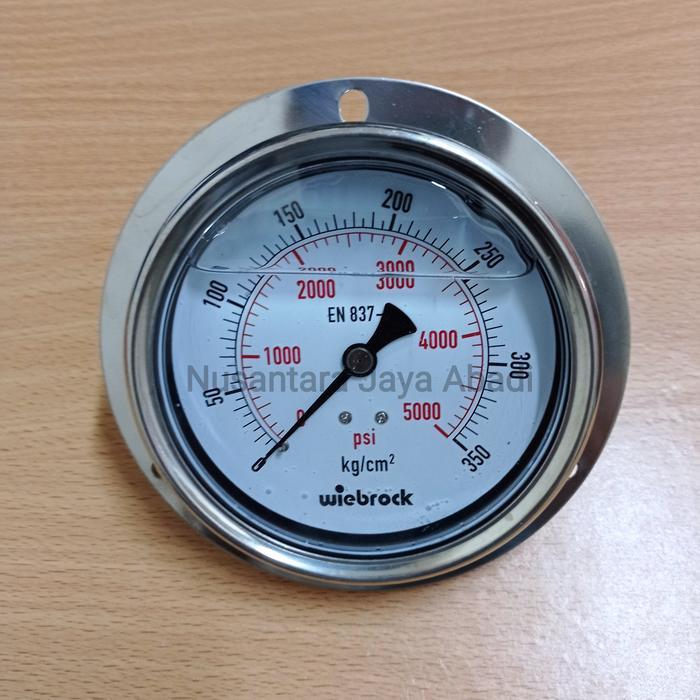 Pressure Gauge Payung Stainless 4 " Inchi 5000 Psi