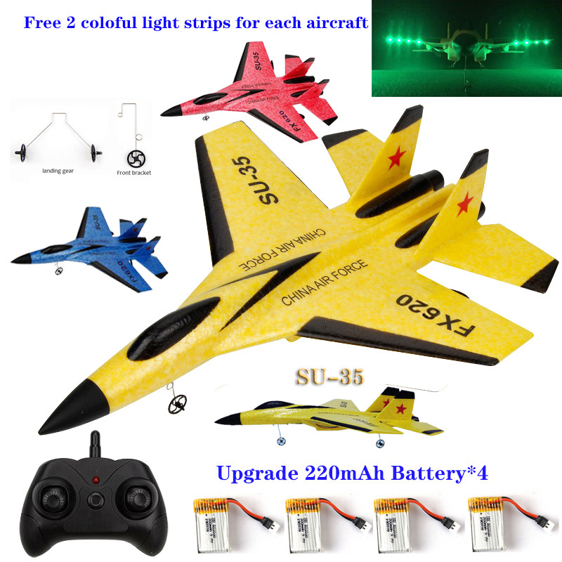 RC Plane RC Remote Glider Wingspan SU-35 Radio Control Drones Airplanes RTF UAV Xmas Children Gift