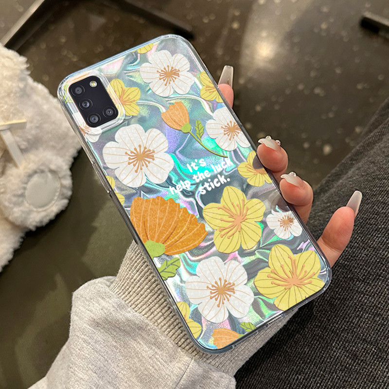 Casing Hp Untuk Samsung Galaxy A31 Case Casing HP Softcase ponsel silikon tahan jatuh transparan ria