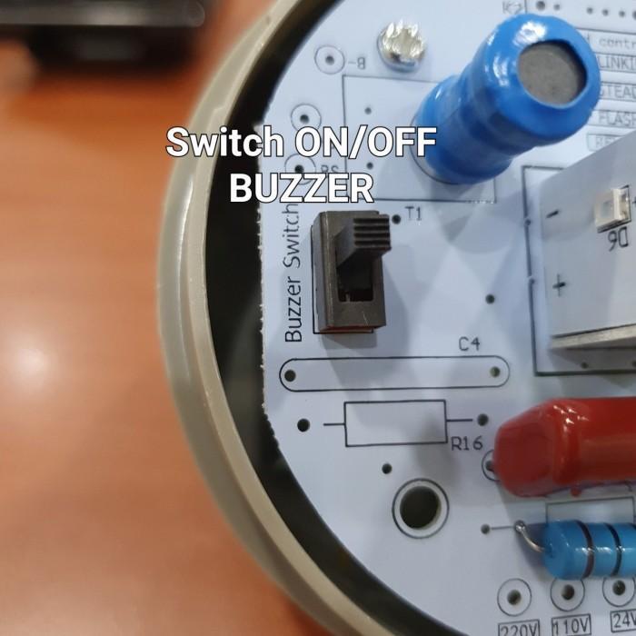 ROTARY LAMP LED N1101J (BUZZER) KUNING MULTIVOLT/3 MODEL.